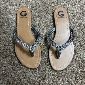 GUESS Women's Silver Sandals